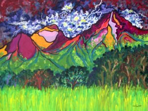 Relámpagos sobre Cerro Pelón
