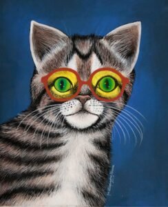 Gato con Anteojos