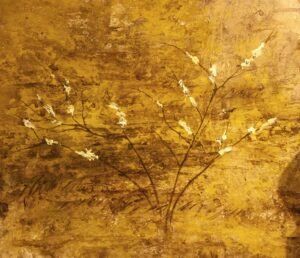 Almendro en amarillo