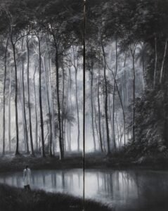 A la Orilla del Lago (Díptico)