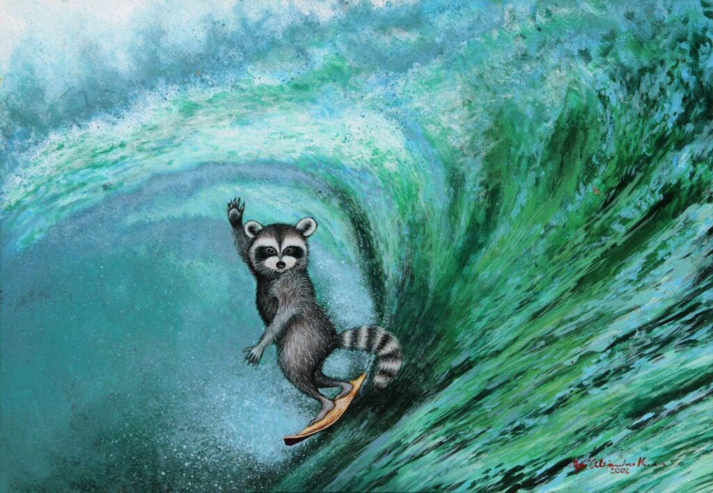 Mapache Surfo II