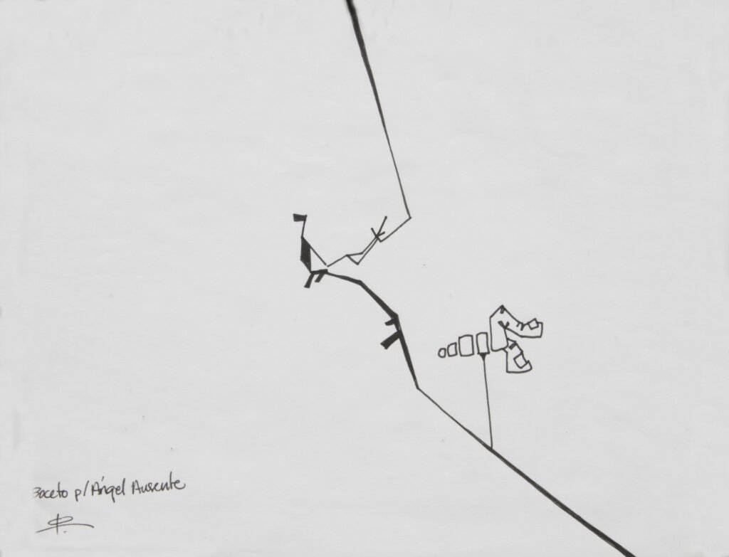 Boceto Angel Ausente I