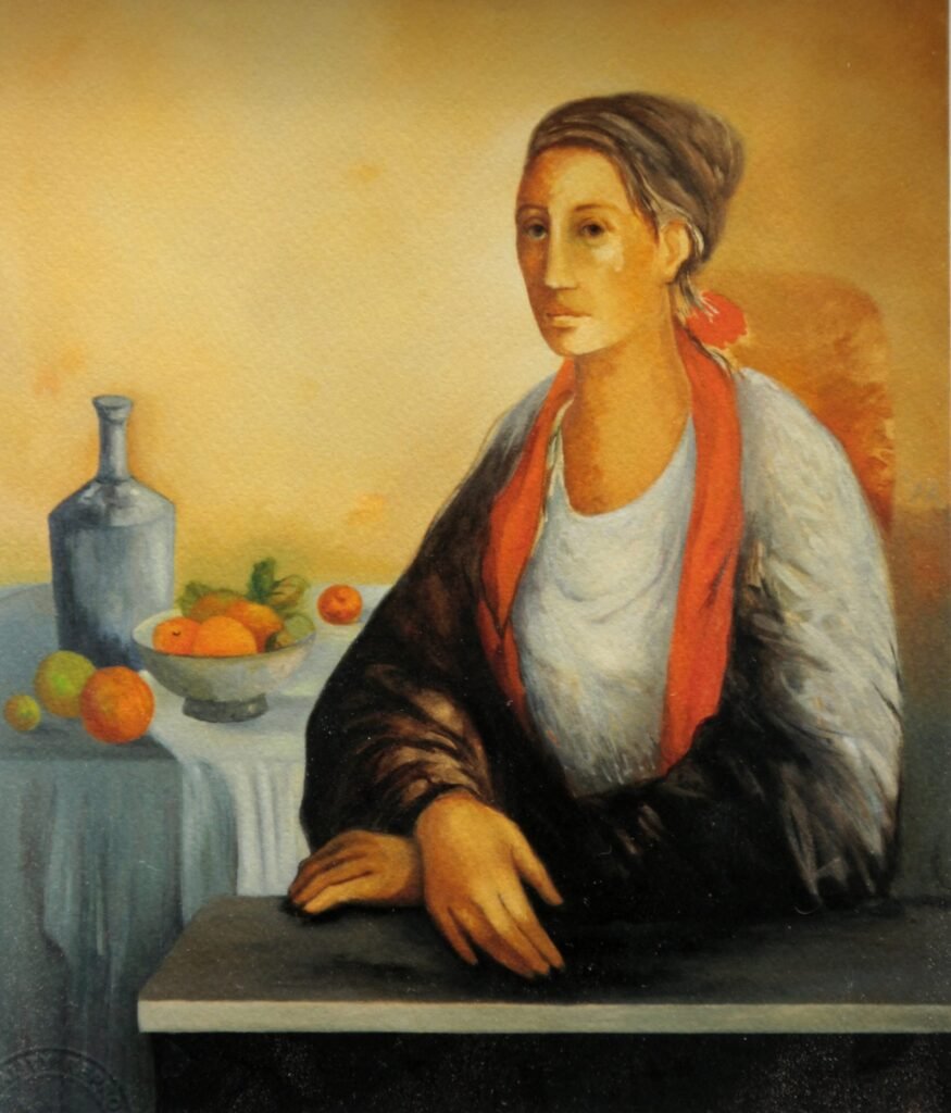 Mujer con Frutas