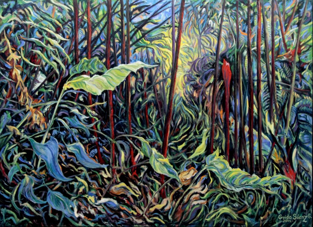 Antorcha en el Bosque