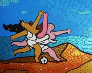 Mujeres Jugando Bola